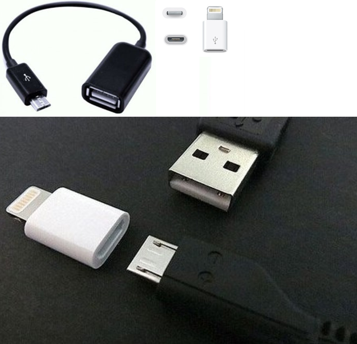 Otg Bağlantı Kiti - iPhone 5/5S/5C-6/6S/6 Plus - Lisinya