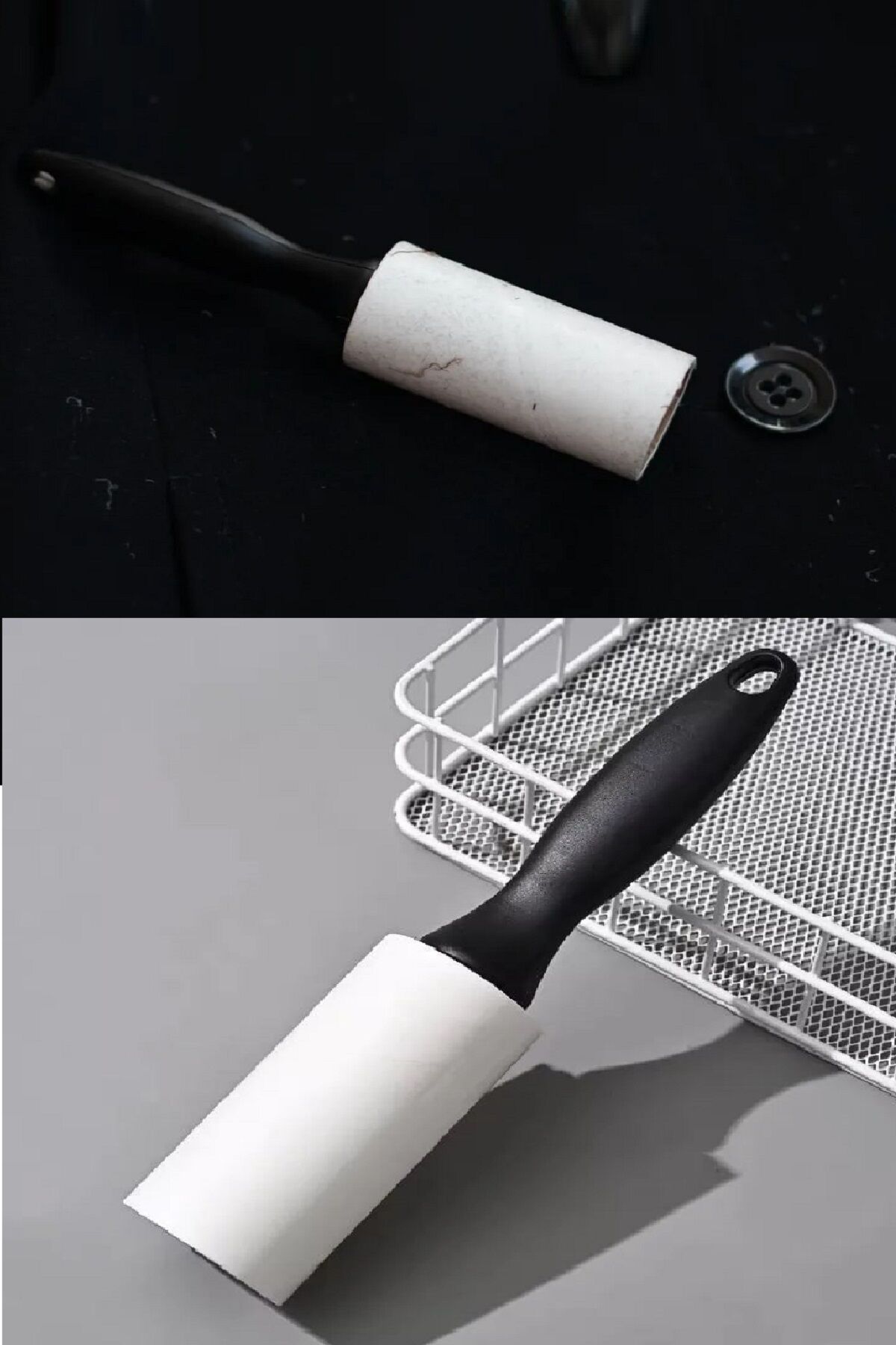 4 Yedekli Tüy Toplama Rulosu 240 Yaprak Evcil Hayvan Elbise Yatak Tüy Saç Toplayıcı - Lisinya