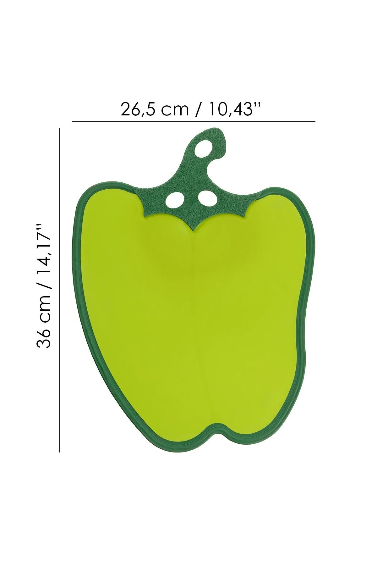 Dolma Biber Figürlü Kaydırmaz Kesme Tahtası Doğrama Panosu - Lisinya