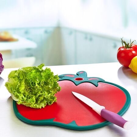 Domates Figürlü Kaydırmaz Kesme Tahtası Doğrama Panosu - Lisinya Domates Figürlü Kaydırmaz Kesme Tahtası Doğrama Panosu - Lisinya