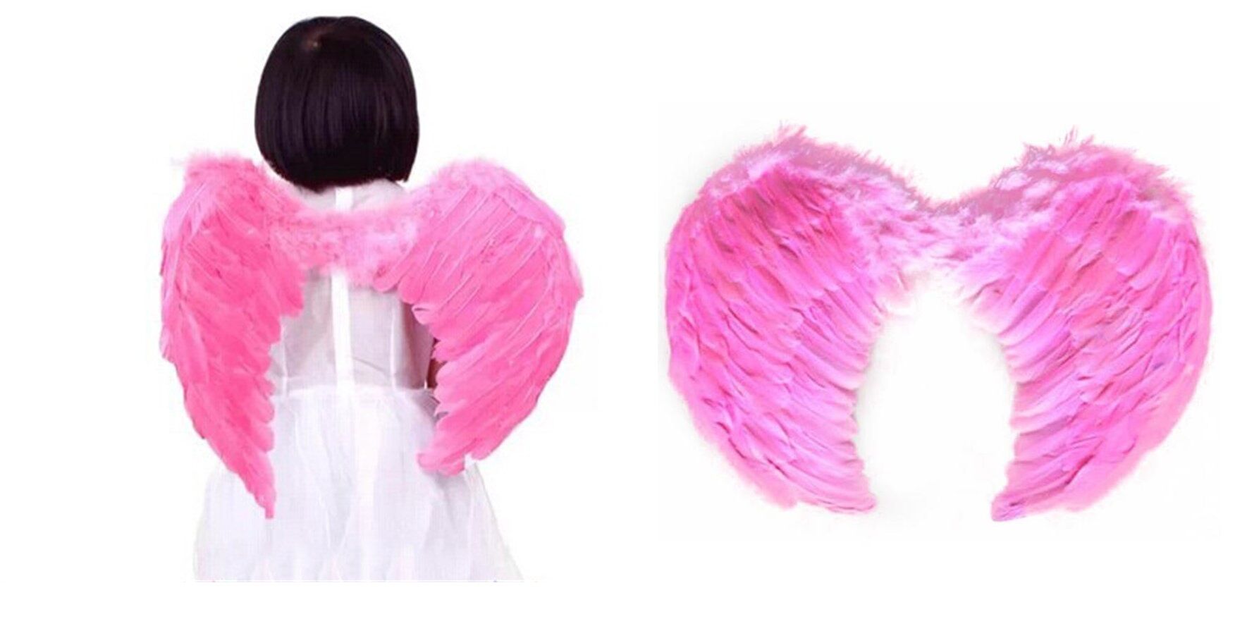 Melek Kanadı Büyük Boy  - Pembe - Lisinya