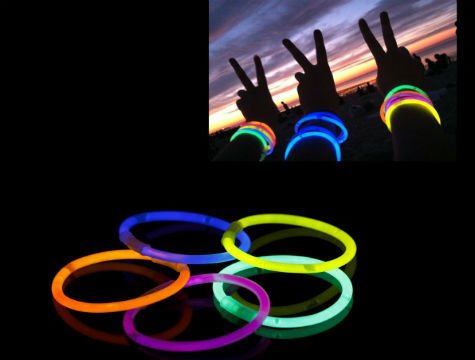 10 Adet Glow Stick Bracelet Fosforlu Kırılan Çubuk Bileklik - Lisinya