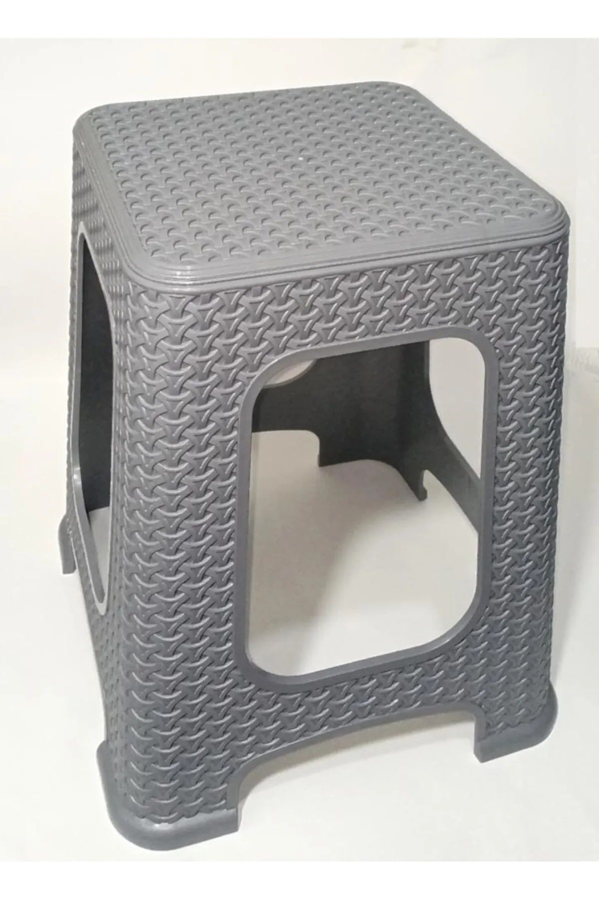 1 Adet Küçük GRİ Tabure Kir Tutmaz 30 cm Hasır Örgü Uygun Alt Kuşaklı Sağlam Dizayn - Lisinya 1 Adet Küçük GRİ Tabure Kir Tutmaz 30 cm Hasır Örgü Uygun Alt Kuşaklı Sağlam Dizayn - Lisinya