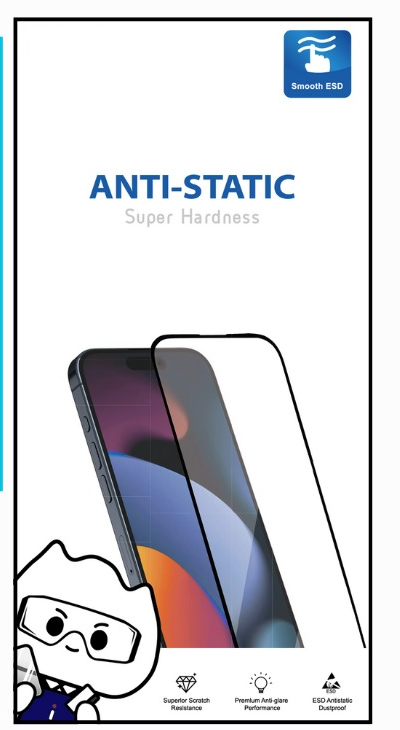 iPhone 12 PRO MAX 6D Anti Static Temperli Cam Ekran Koruyucu Kırılmaz Full Kaplama - Lisinya