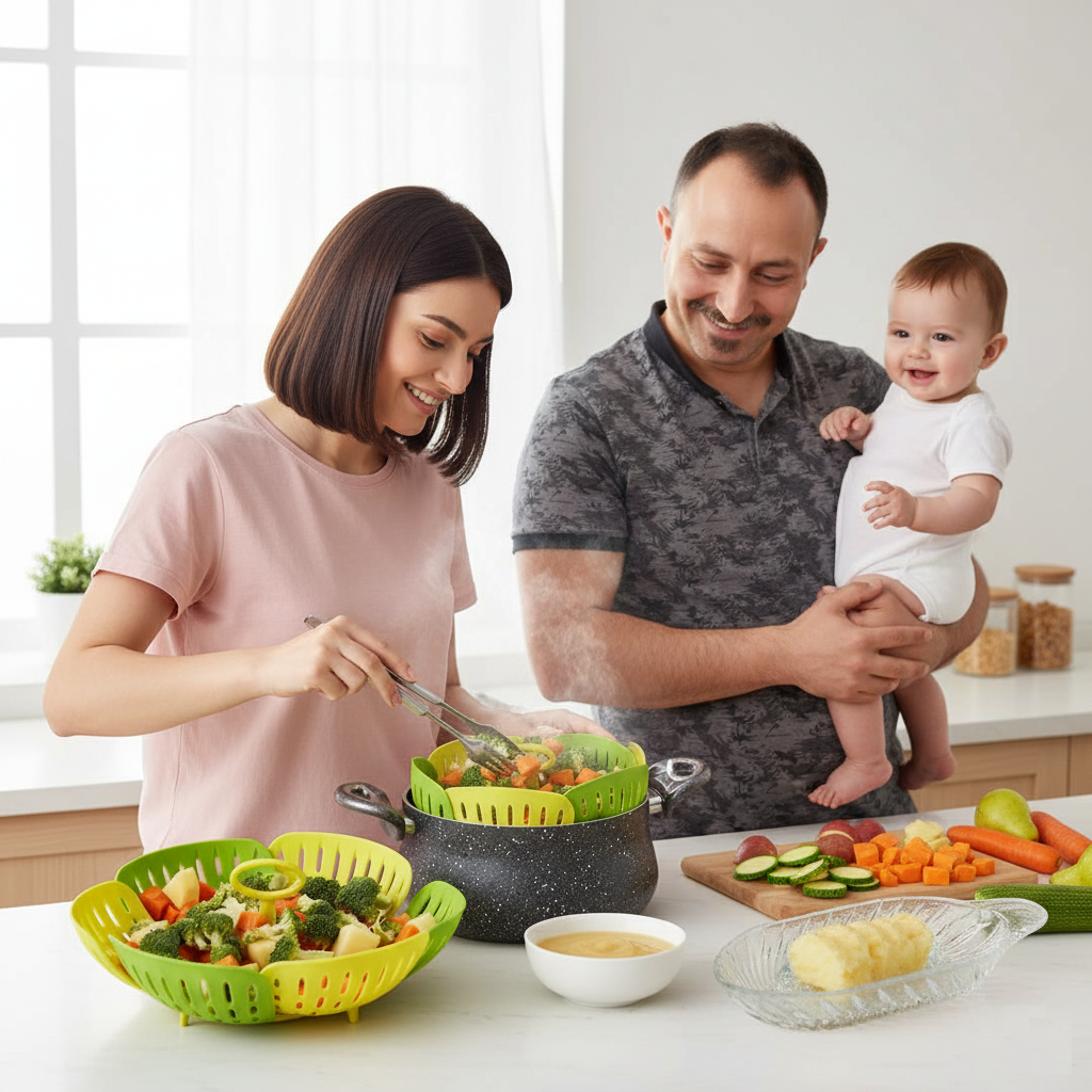 Sebze Haşlama ve Meyve Püresi Hazırlama Seti - Lisinya