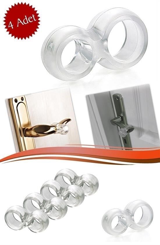 Silikon Kapı & Pencere Vurma Önleyici Stoper Kapı Tamponu 4 Adet - Lisinya Silikon Kapı & Pencere Vurma Önleyici Stoper Kapı Tamponu 4 Adet - Lisinya