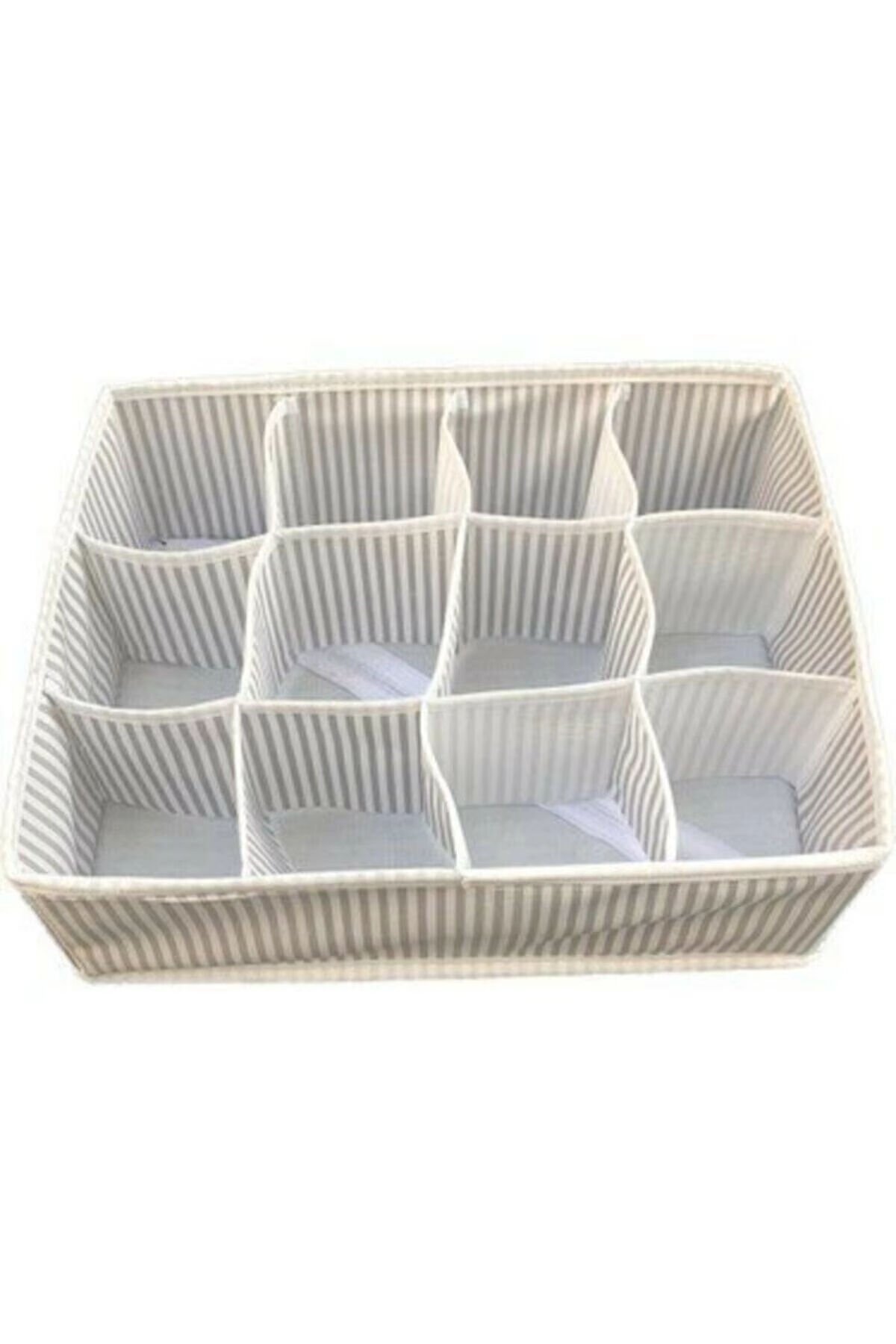 12 Bölmeli Pratik Bölmeli Çekmece Düzenleyici Organizer(İç Çamaşırı Kravat Çorap Düzenleyici) - Lisinya