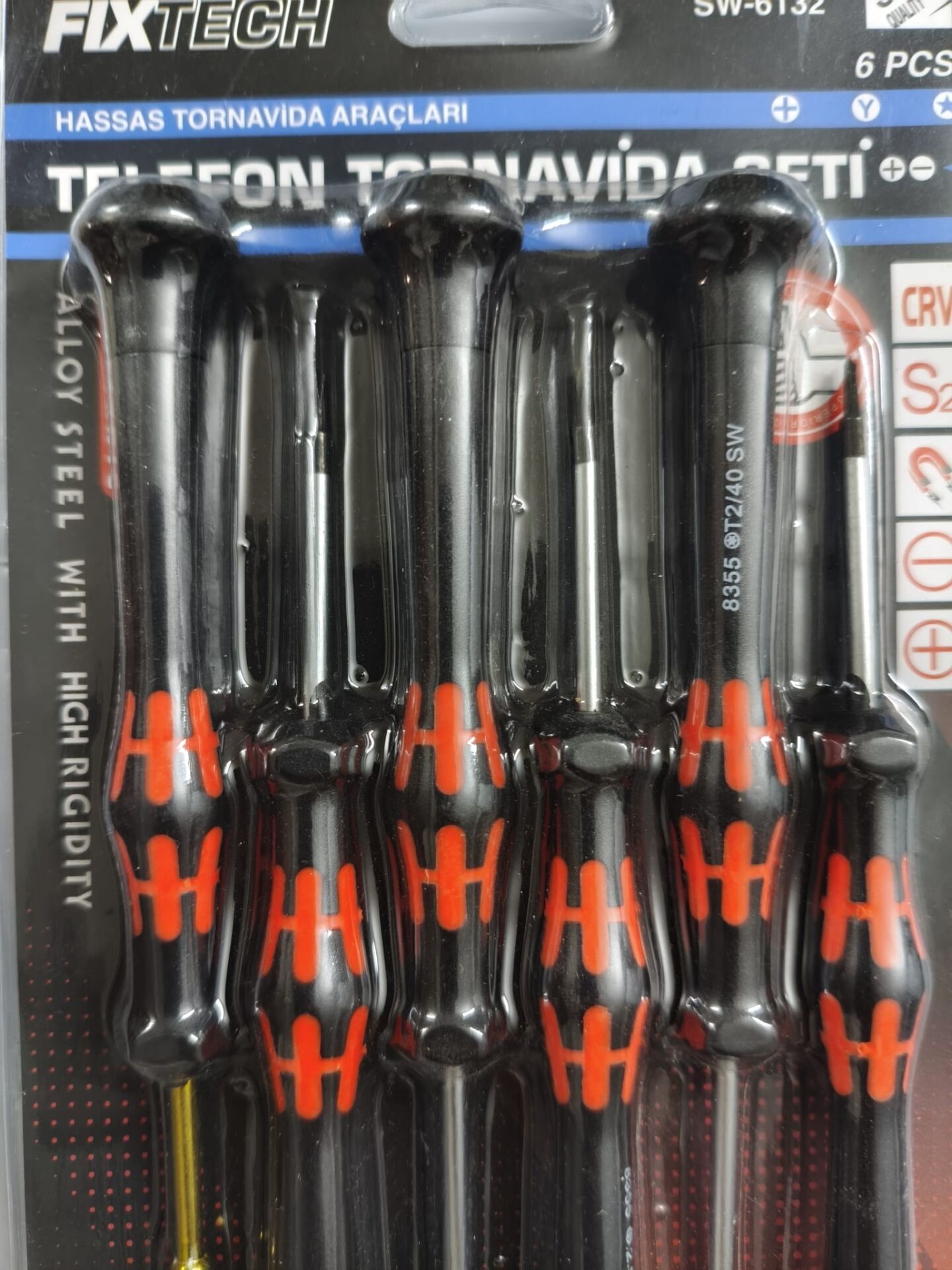 6 Parça Saatçi ve Telefoncu Onarım Tornavida Seti Hassas Tornavida Seti - Lisinya