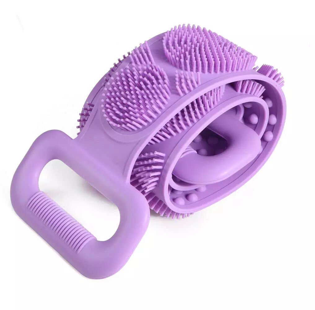 70 cm Çift Taraflı Sırt Kesesi -Silikon Duş Kesesi - Peeling Banyo Kesesi - Lisinya 70 cm Çift Taraflı Sırt Kesesi -Silikon Duş Kesesi - Peeling Banyo Kesesi - Lisinya