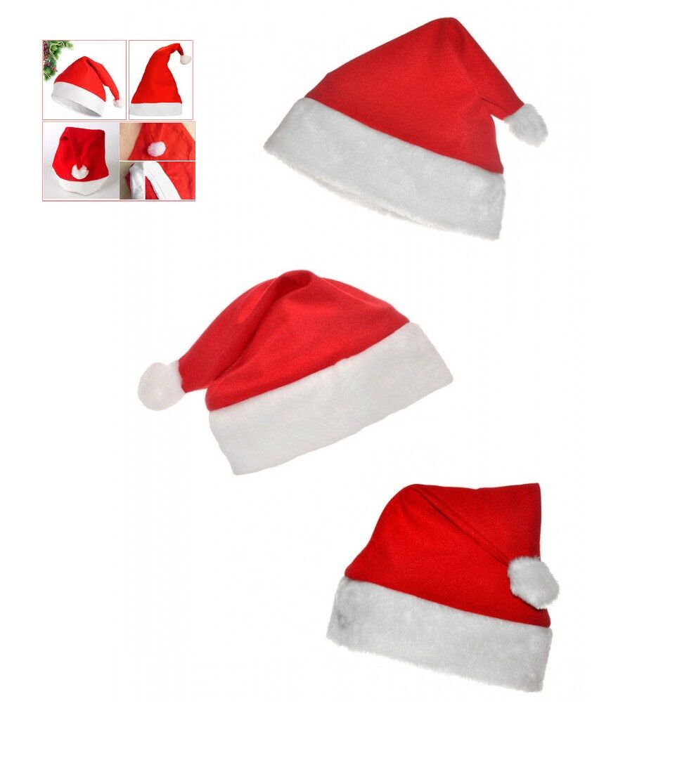 Noel Baba Şapkası 3 Adet Set - Lisinya Noel Baba Şapkası 3 Adet Set - Lisinya