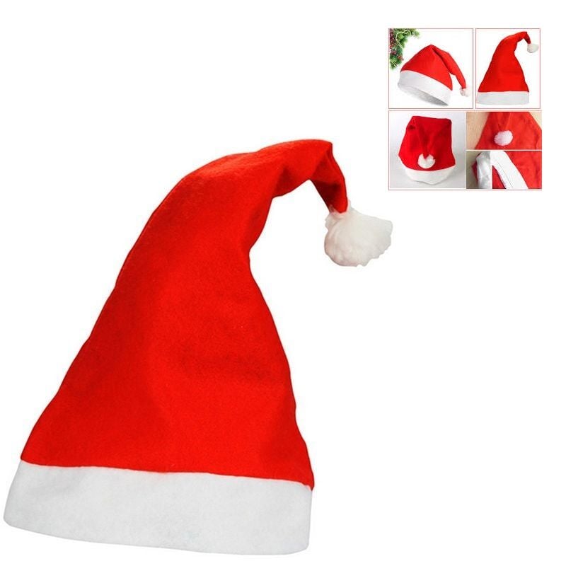 Noel Baba Şapkası 3 Adet Set - Lisinya