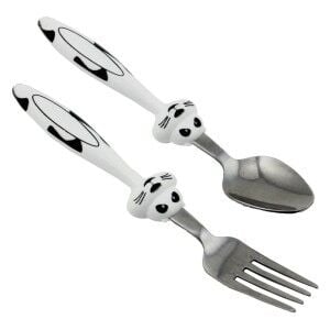 Mama Çatal Kaşık Seti - 18 cm - Mavi - Lisinya