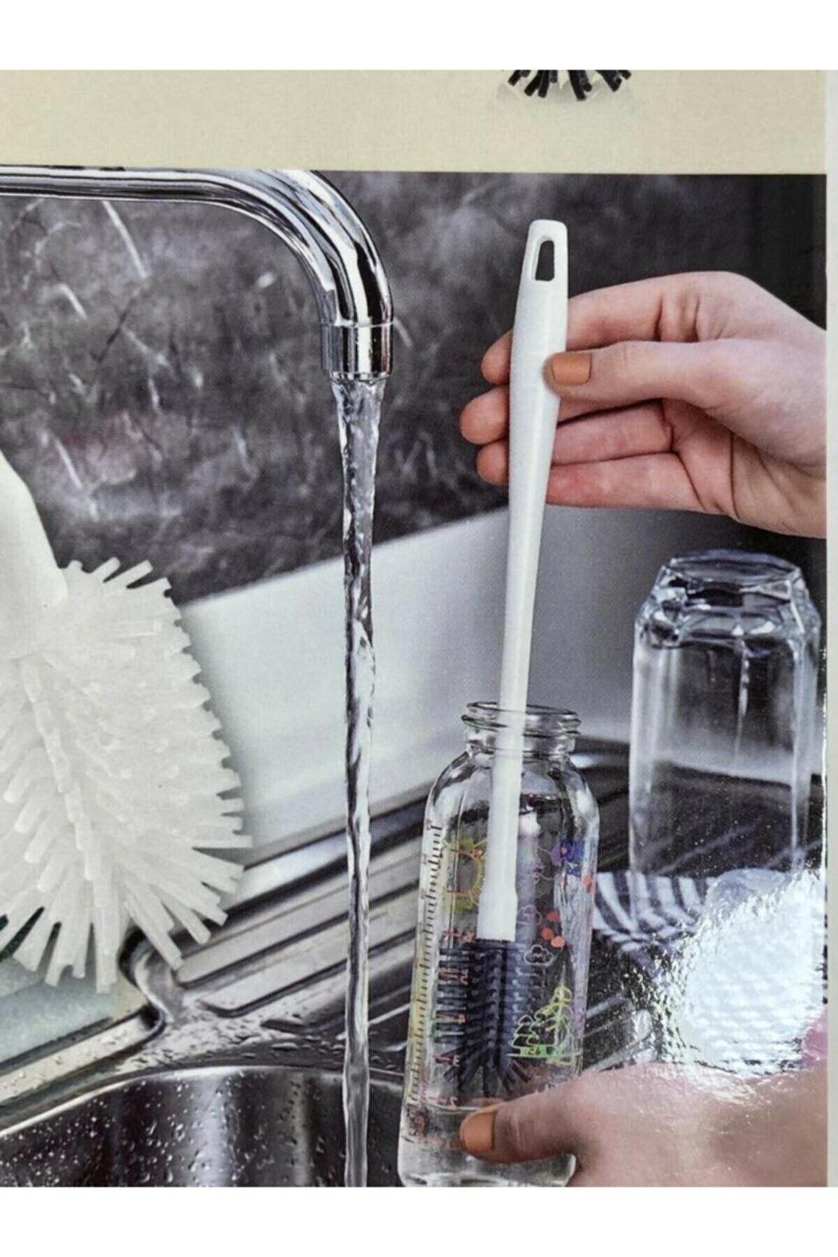 Silikon Biberon  Ve Şişe Temizleme Fırçası - Lisinya