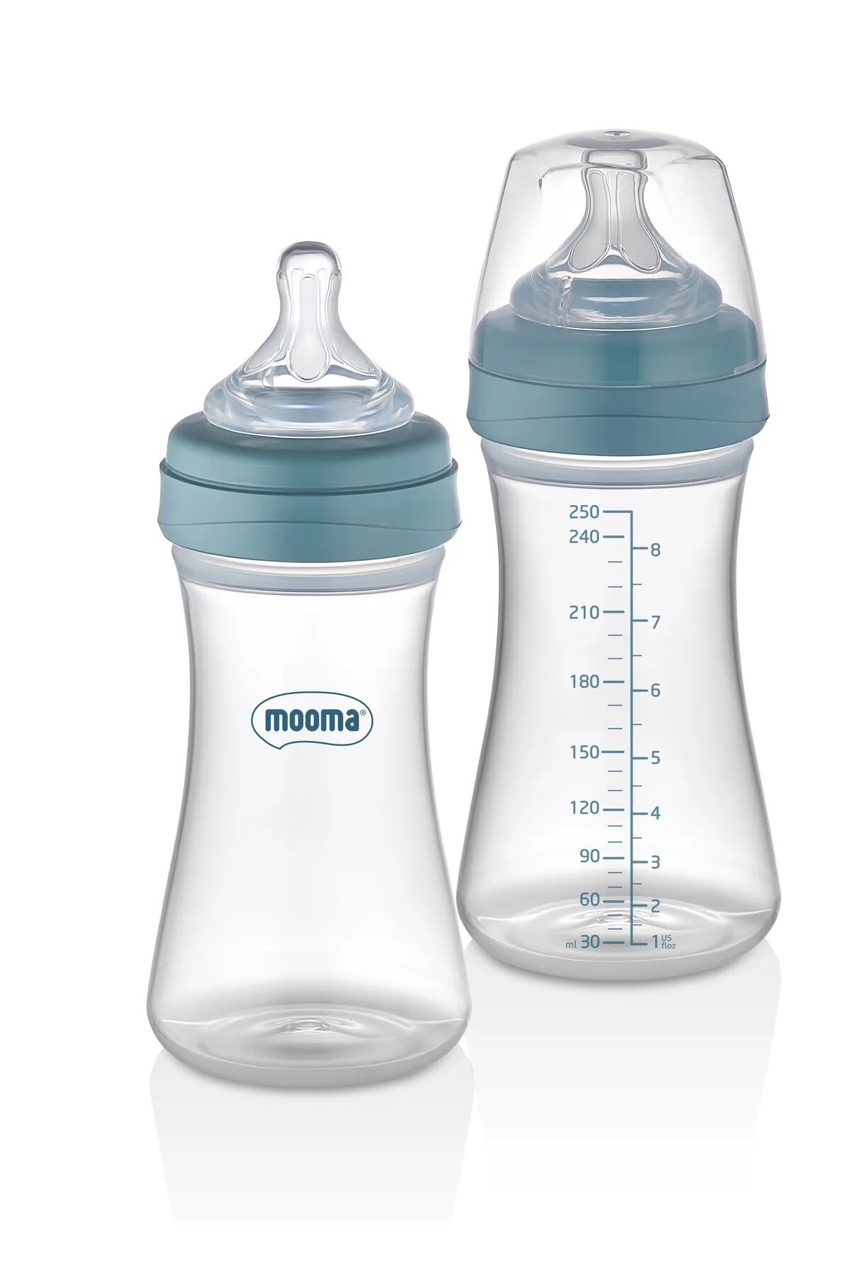 Biberon Anti Kolik Biberon 250 ml Kapaklı Biberon 0 - 6 Ay (Yavaş Akış) - Lisinya