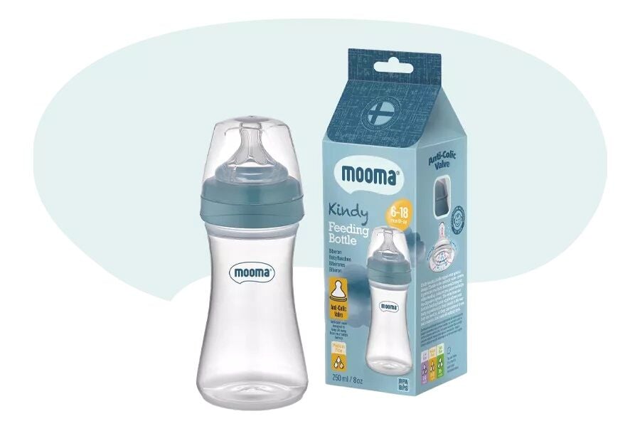 Biberon Anti Kolik Biberon 250 ml Kapaklı Biberon 6 - 18 Ay (Orta Akış) - Lisinya