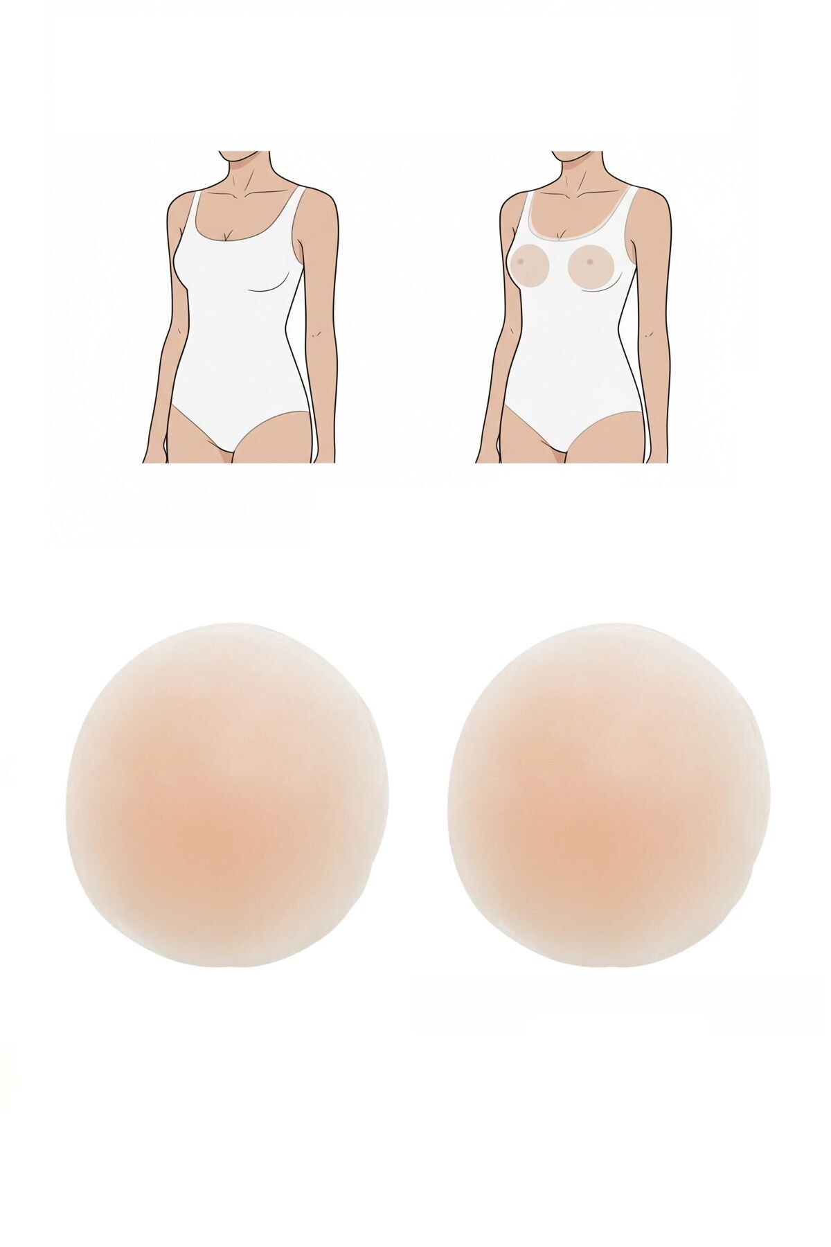Göğüs Ucu Gizleyici Uzun Ömürlü Silikon 4 ADET - Lisinya Göğüs Ucu Gizleyici Uzun Ömürlü Silikon 4 ADET - Lisinya