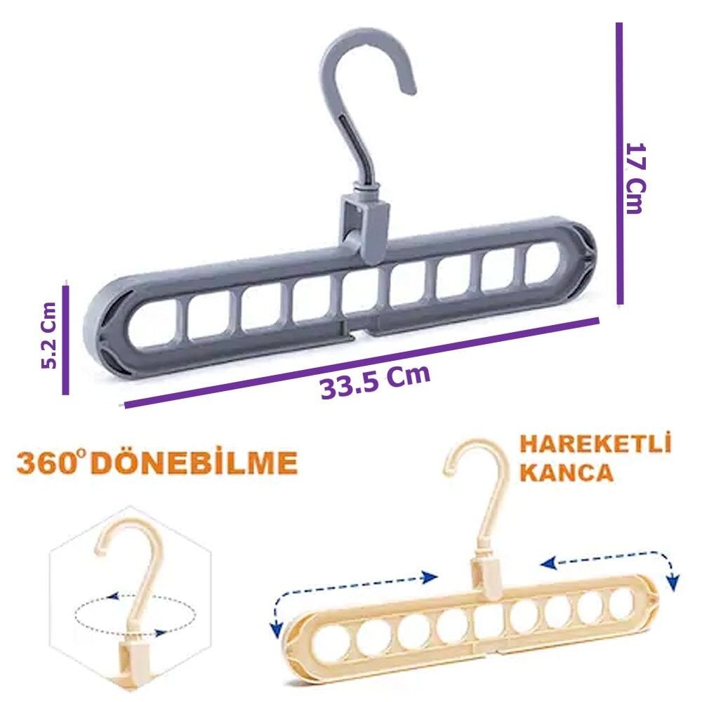 Sihirbaz Askı Dolap İçi Düzenleyici Askı Sihirbazı, Dolap Askı Düzenleyici - Lisinya