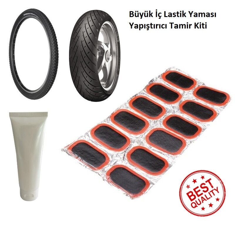 Büyük Lastik Yaması - Bisiklet - Motor Lastiği Yaması - Lisinya Büyük Lastik Yaması - Bisiklet - Motor Lastiği Yaması - Lisinya