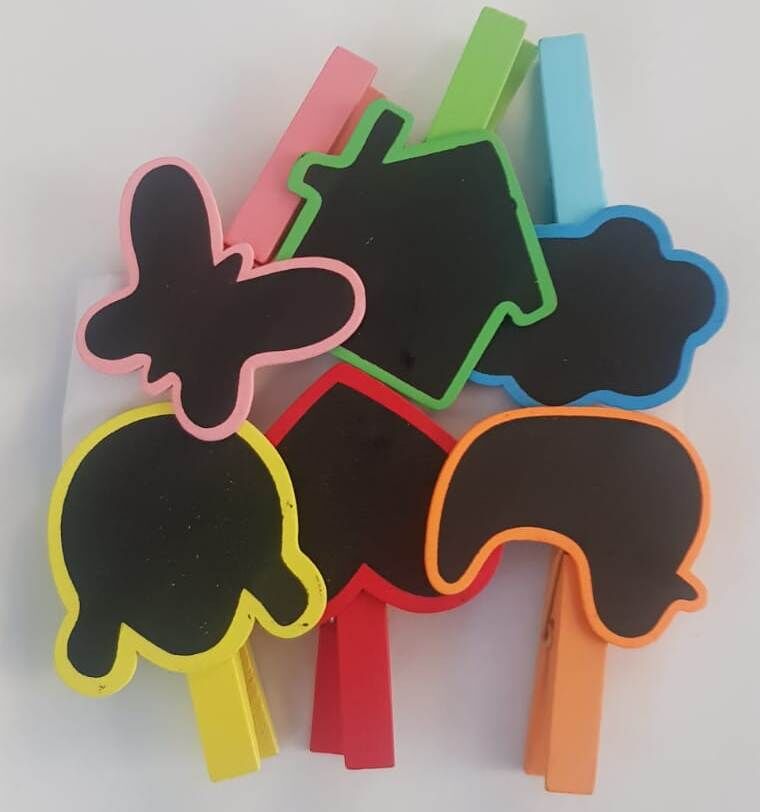 Ahşap Yazı Tahtalı Mandal Seti - Lisinya