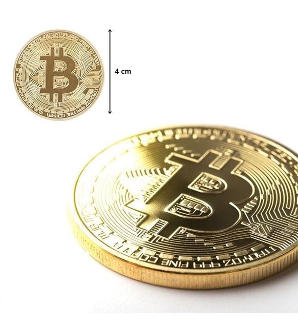 Bitcoin Madeni Hatıra Parası Hediyelik Para - Lisinya