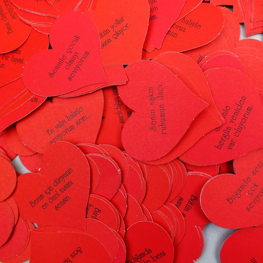 Seni Seviyorum Mesaj Notları - Lisinya