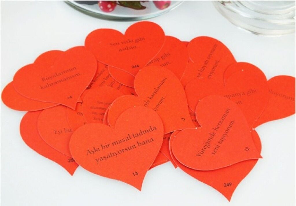 Seni Seviyorum Mesaj Notları - Lisinya