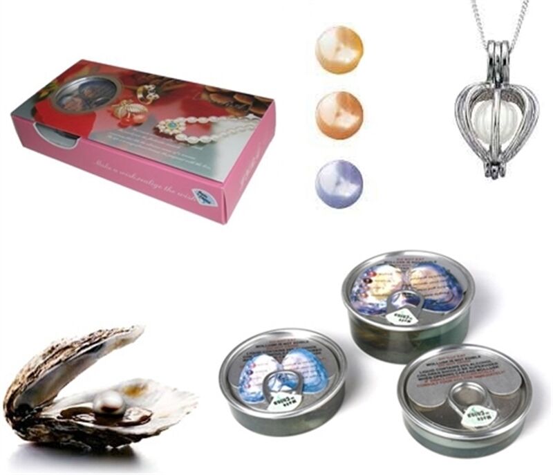 İstiridye Kabuğunda Gerçek İnci Kolye - Lisinya