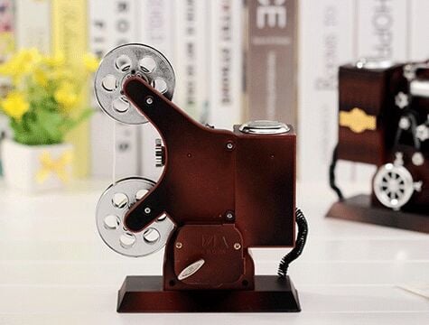 Projektör Şeklinde Takı Çekmeceli Müzik Kutusu - Lisinya Projektör Şeklinde Takı Çekmeceli Müzik Kutusu - Lisinya