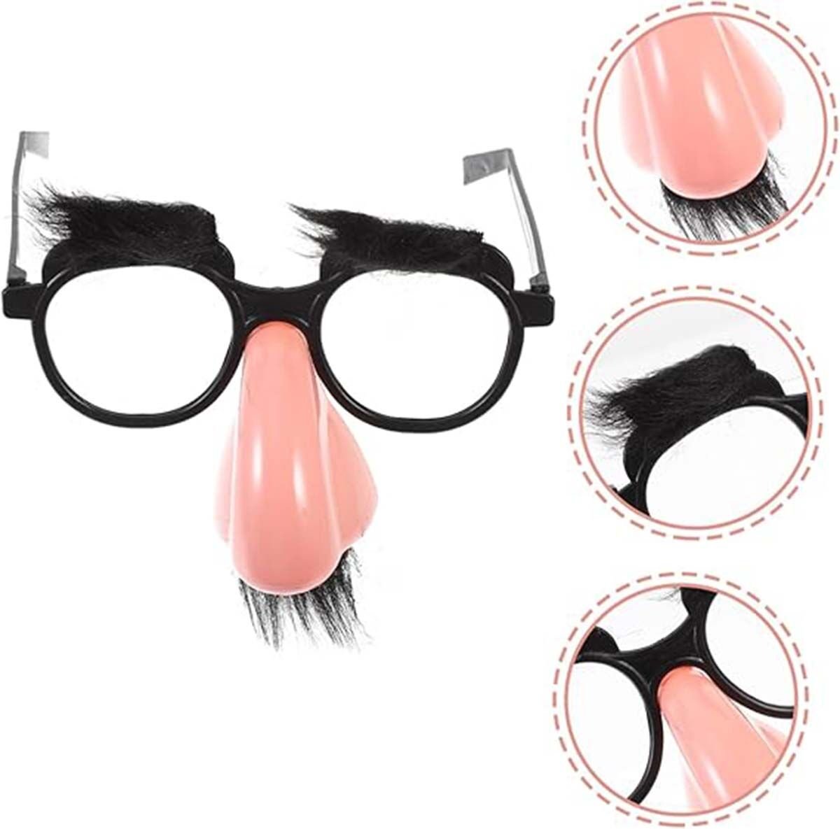 Eğlenceli Kılık Değiştirme Kaş Bıyık Mizah Gözlüğü 9x13 cm - Lisinya Eğlenceli Kılık Değiştirme Kaş Bıyık Mizah Gözlüğü 9x13 cm - Lisinya