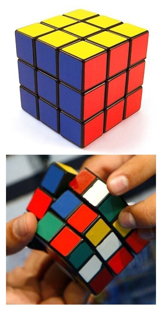 Yapboz Küp Puzzle Zeka Küpü Çocuk Gelişim Eğitici Zeka Oyunu Rubik - Lisinya