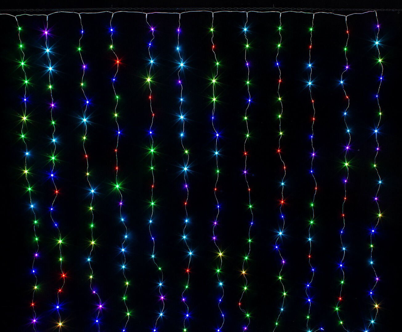 Perde Led  240 Ledli 8 Fonksiyonlu Dekor Lambası RGB - Lisinya