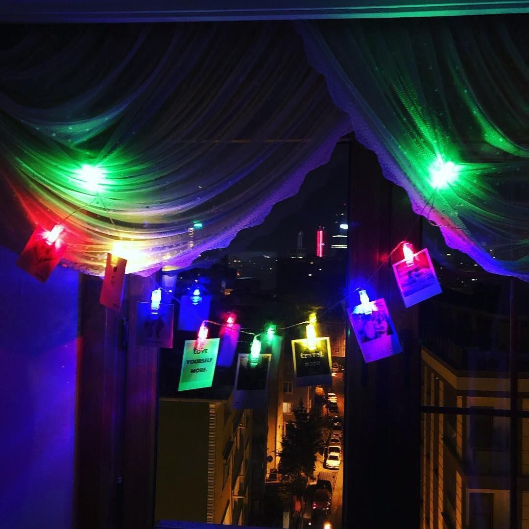 Renkli Işıklı Mandallı Fotoğraf Albümü 10 lu - RGB - Lisinya Renkli Işıklı Mandallı Fotoğraf Albümü 10 lu - RGB - Lisinya