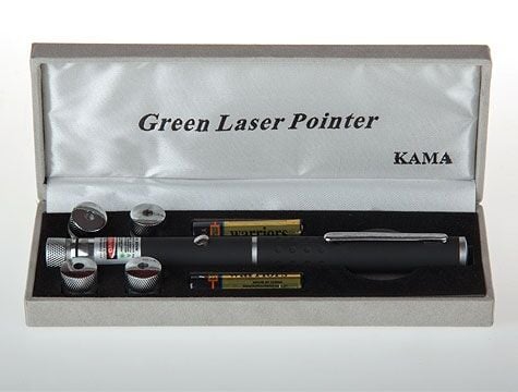 Yeşil Lazer Pointer 8000 mW  5 Başlıklı - Lisinya