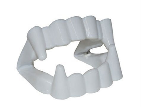 Drakula Vampir Dişi - Beyaz - Lisinya