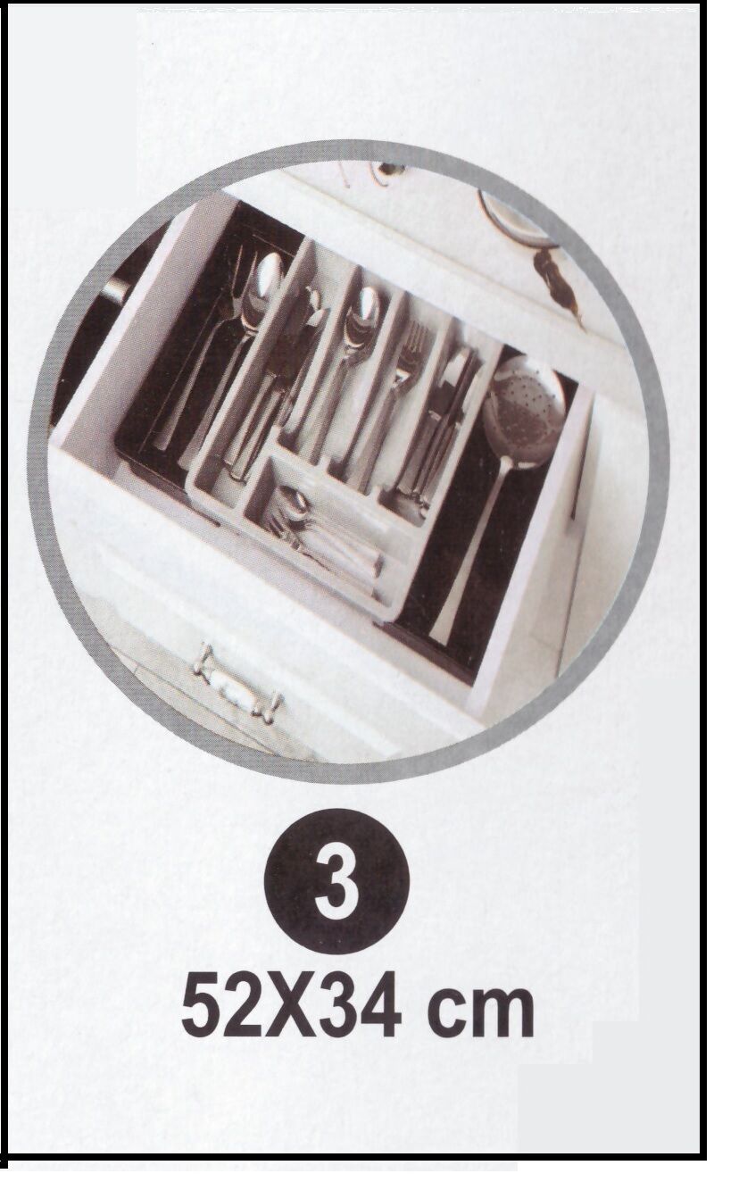 Kayar Kaşıklık Organizeri - 3 Aşamalı Sürgülü - Sağ Sol Açılır - Lisinya Kayar Kaşıklık Organizeri - 3 Aşamalı Sürgülü - Sağ Sol Açılır - Lisinya