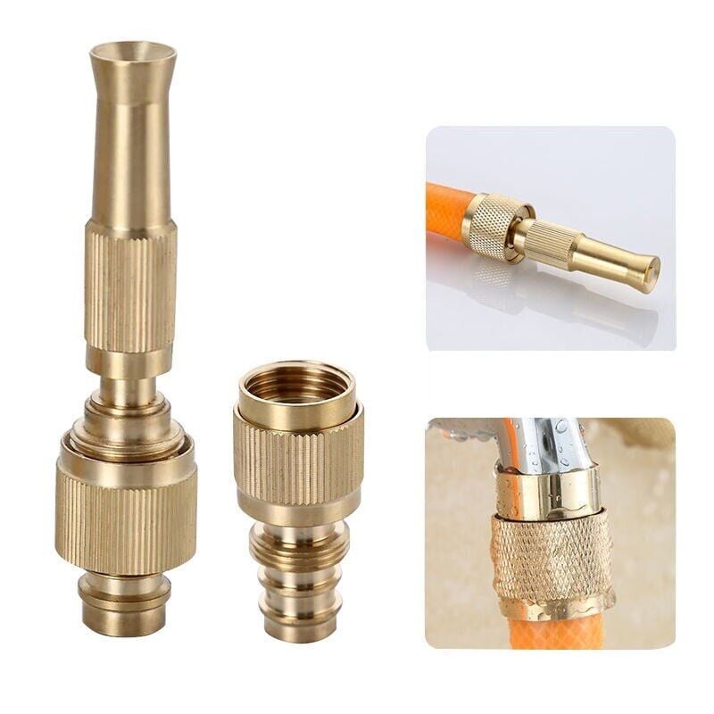 Hortum Tazyik Aparatı - 2 Fonksiyonlu  Sprey- Tazyik  Bahçe Araba Balkon Yıkama Püskürtücü Aparat - Lisinya