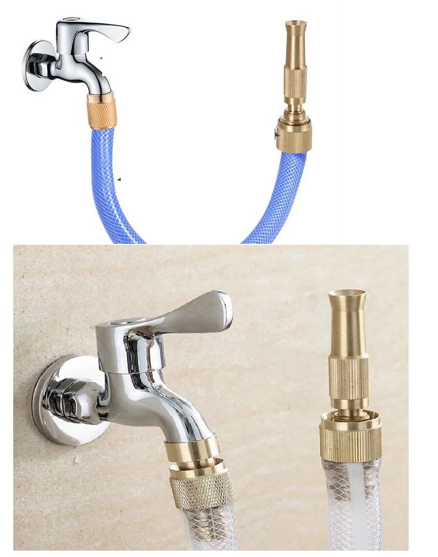 Hortum Tazyik Aparatı - 2 Fonksiyonlu  Sprey- Tazyik  Bahçe Araba Balkon Yıkama Püskürtücü Aparat - Lisinya