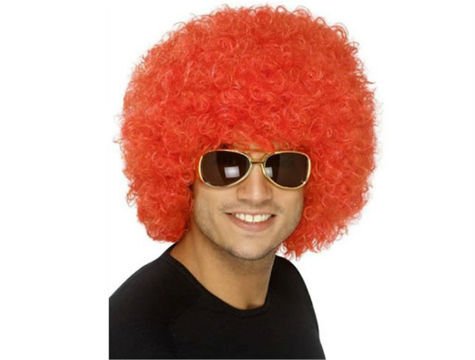 Kabarık Bonus Peruk Saç - Turuncu - Lisinya