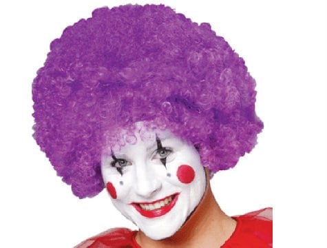 Kabarık Bonus Peruk Saç - Mor - Lisinya