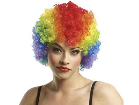 Karışık Renkli Kabarık Bonus Peruk Saç - Lisinya