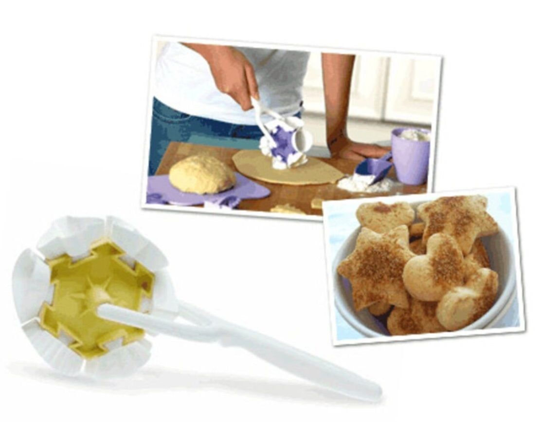 Kurabiye Ruleti - Çiçek - Kalp - Üçgen - Muffin şekillerinde Kurabiye Şekillendirici - Lisinya