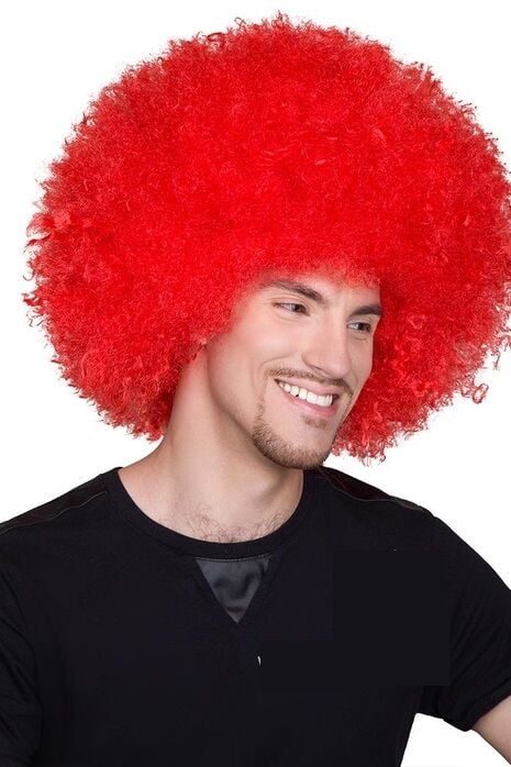 Kabarık Bonus Peruk Saç - Kırmızı - Lisinya