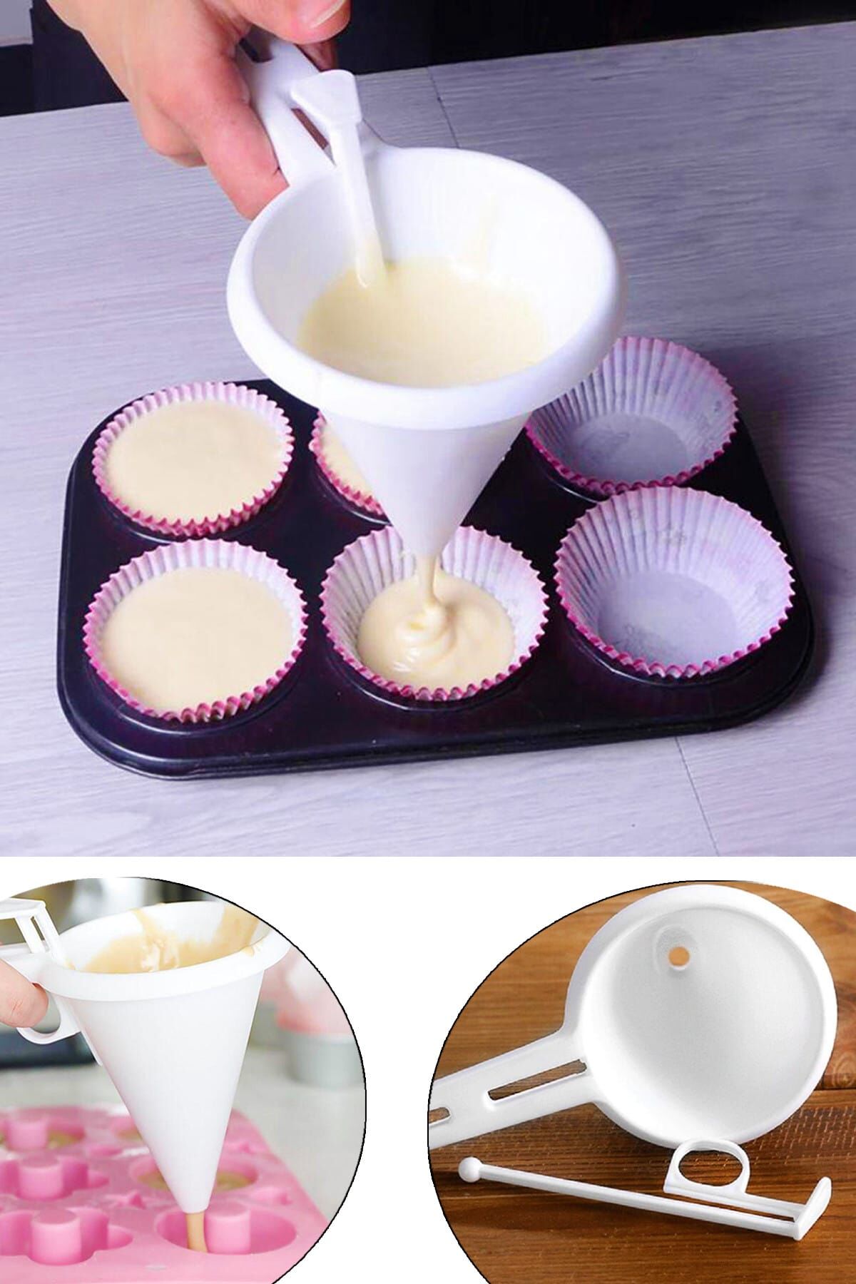 Hamur Dağıtıcı Huni - Lisinya Hamur Dağıtıcı Huni - Lisinya