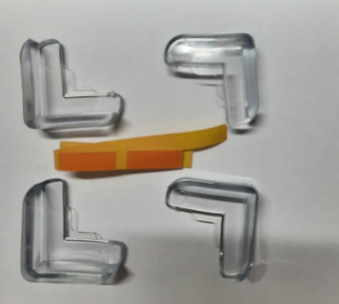 12 Li Masa Sehpa Köşe Koruyucu Silikon- Çocuk Koruma Aparatı - Lisinya