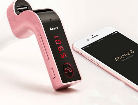 Carg7 Bluetooth Araç FM Transmitter Usb Girişli - Lisinya