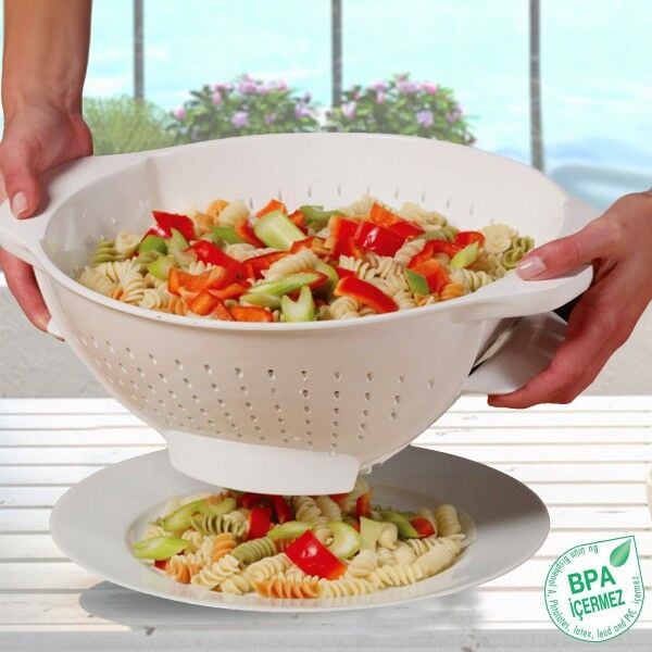 Makarna Süzgeci - Akıllı Makarna Süzgeci - Lisinya