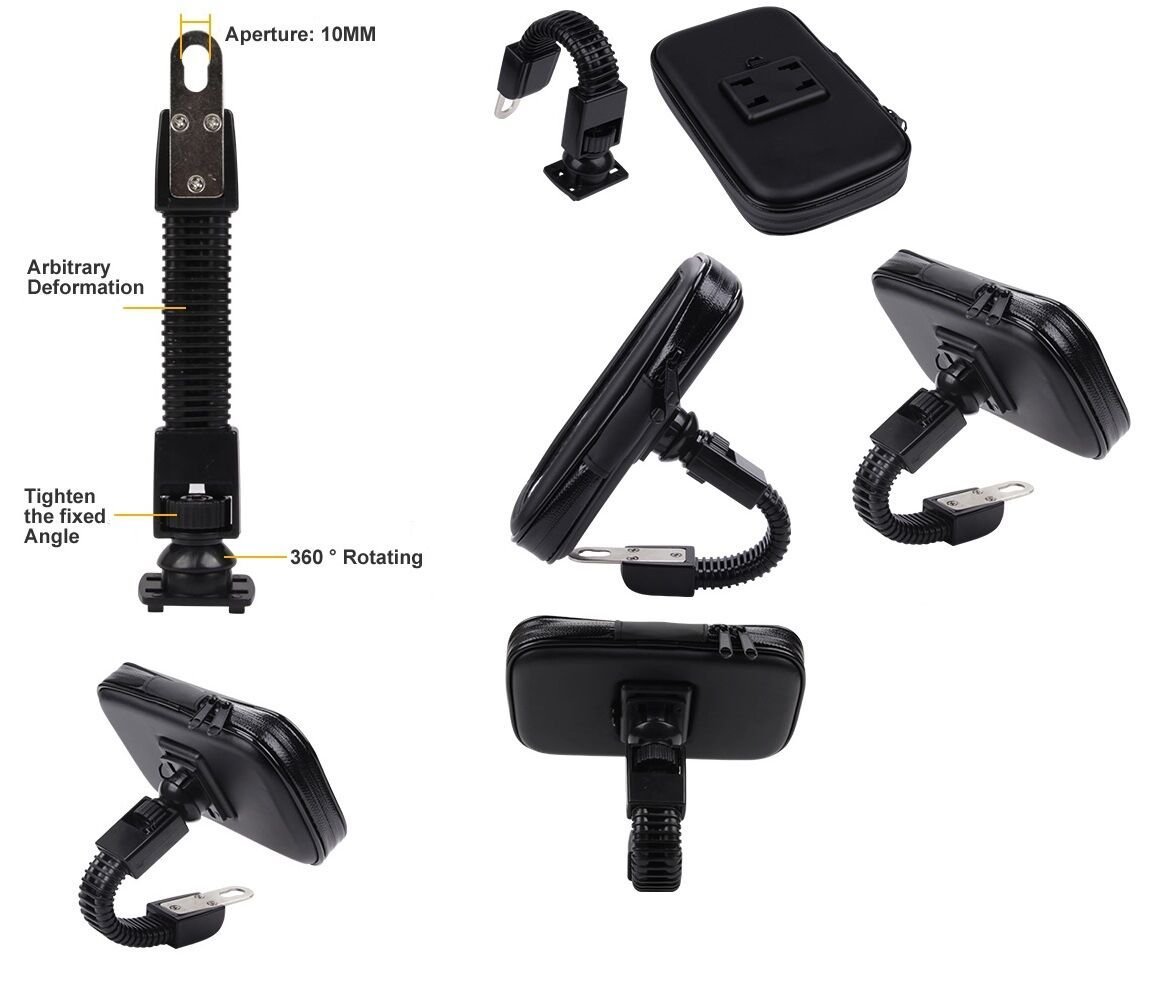 Bisiklet ve Motosiklet Su Geçirmez Telefon Tutucu 6.2'' - Lisinya