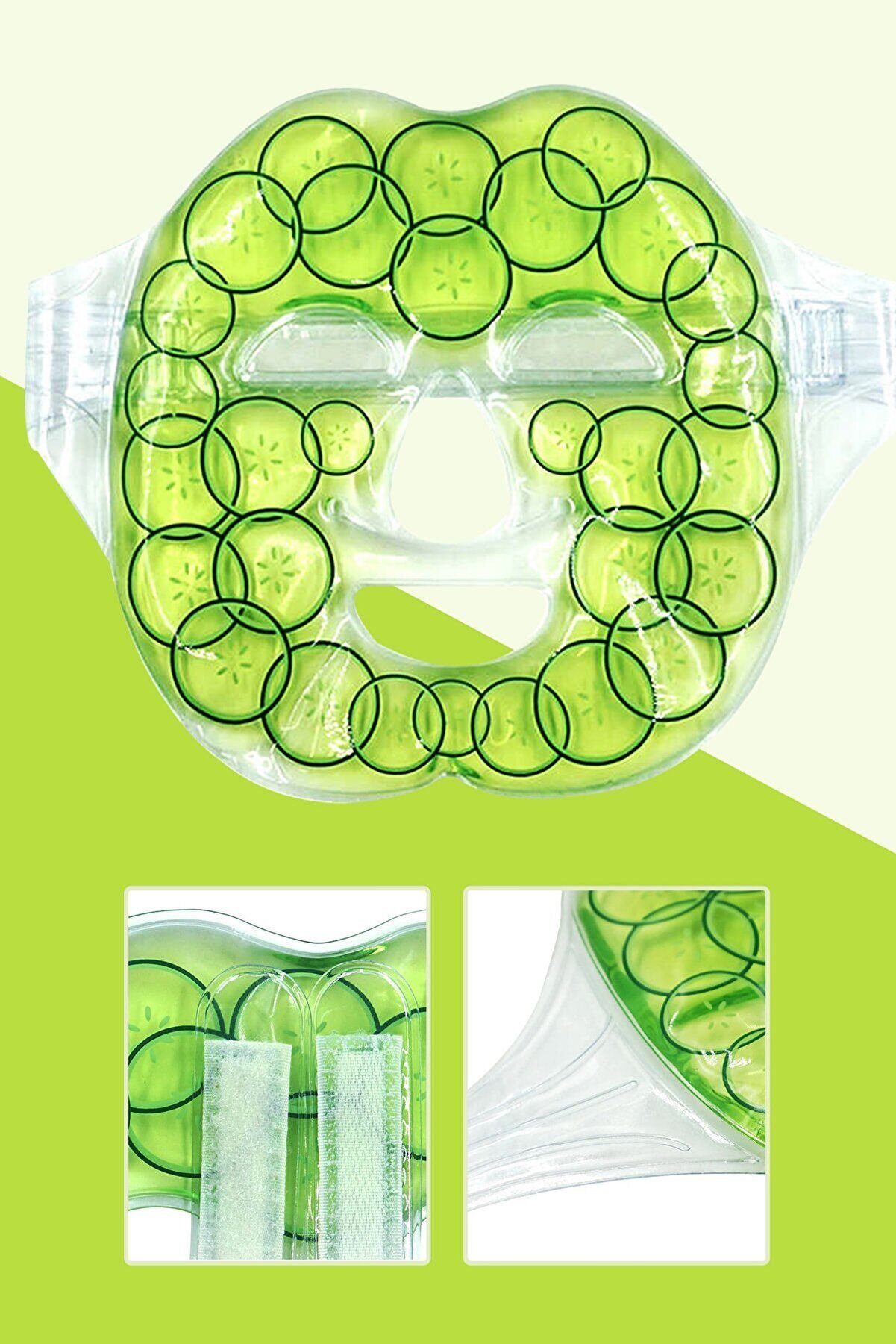 Yüz Maske -Soğuk Sıcak Jel Yüz Maskesi Buz Sıcak Press Anti Stres - Lisinya