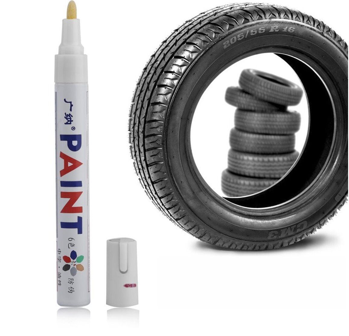 Lastik Yazı Kalemi - Beyaz - Lisinya