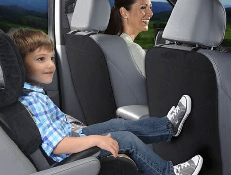 Araba Koltuk Arkası Koruyucu 2 li Kılıf - Siyah - Lisinya